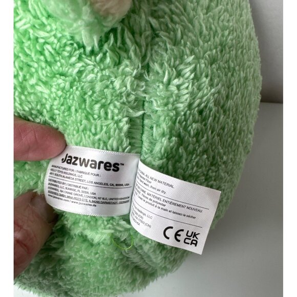 Fuzzamallows Green  Goat-Llama Plush By Jazware Polyester Fibers12 inches - Picture 5 of 7